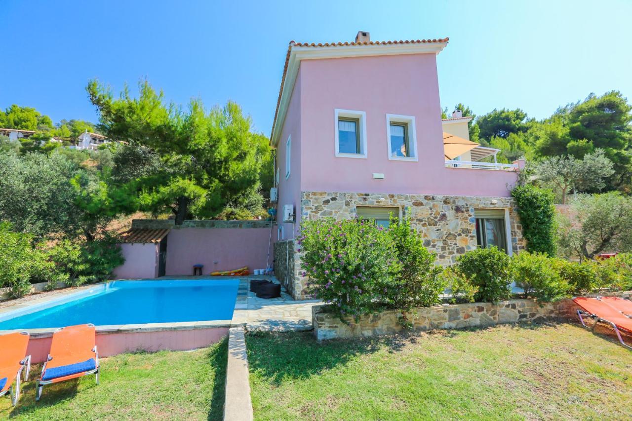 Skiathos Seaview Villa With Pool Punta エクステリア 写真