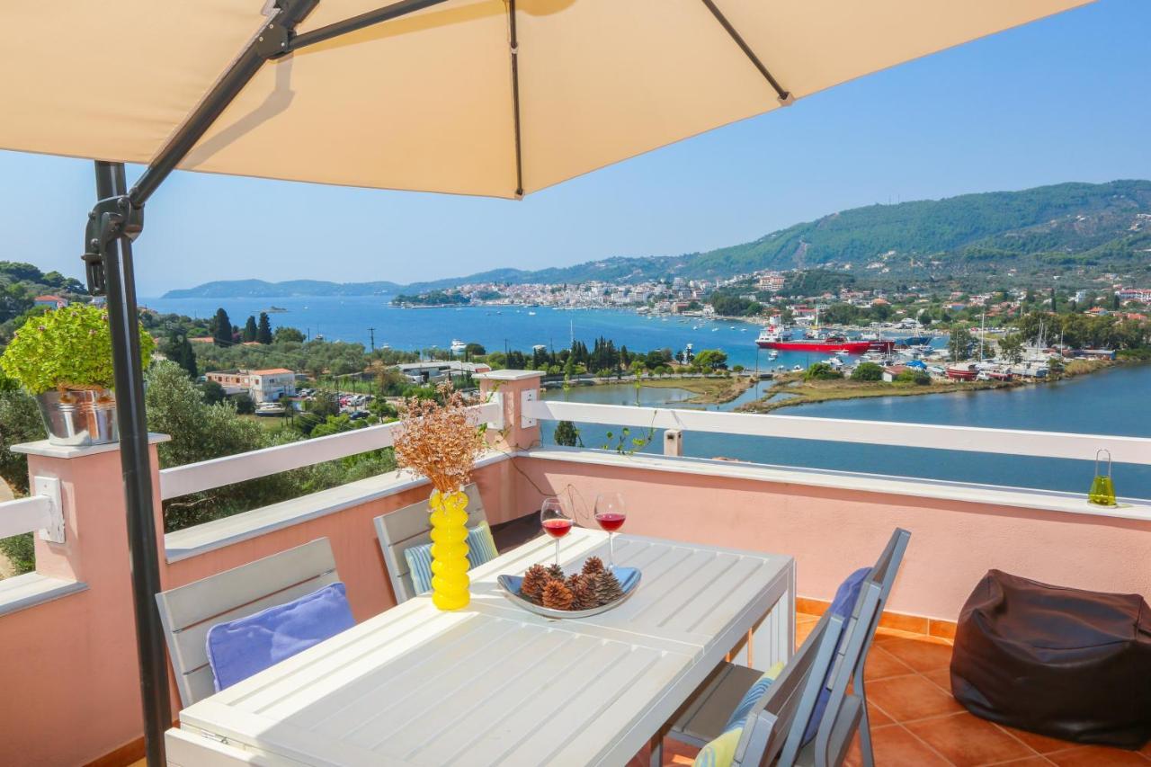 Skiathos Seaview Villa With Pool Punta エクステリア 写真