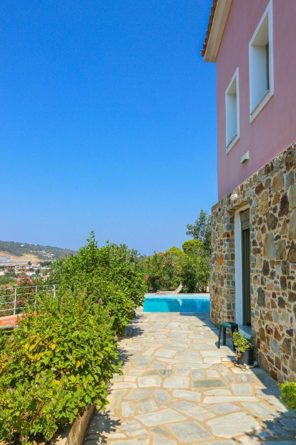 Skiathos Seaview Villa With Pool Punta エクステリア 写真