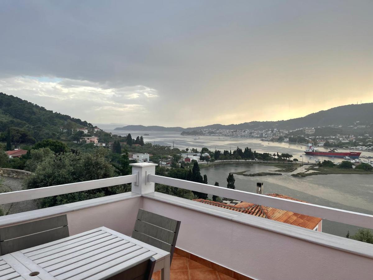 Skiathos Seaview Villa With Pool Punta エクステリア 写真